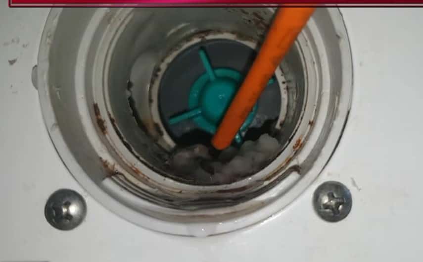 Clogged Drain Pump