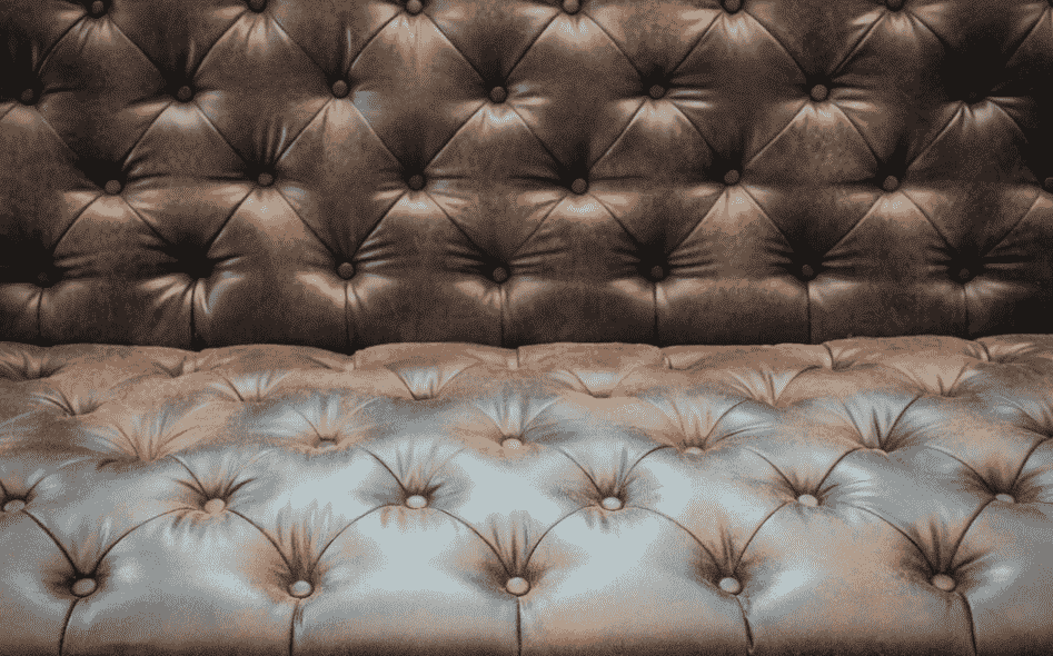 Leather headboard